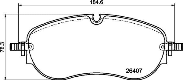 Brake Pad Set, disc brake PRIME LINE P 85 194
