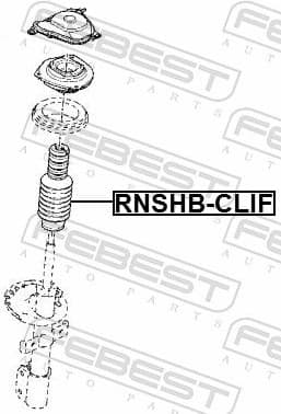 Protective Cap/Bellow, shock absorber RNSHB-CLIF - image 2