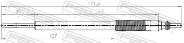 Glow Plug 04642-005 - image 2