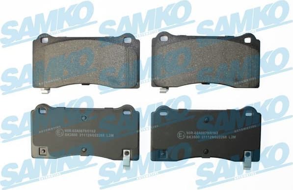 Brake Pad Set, disc brake 5SP2268