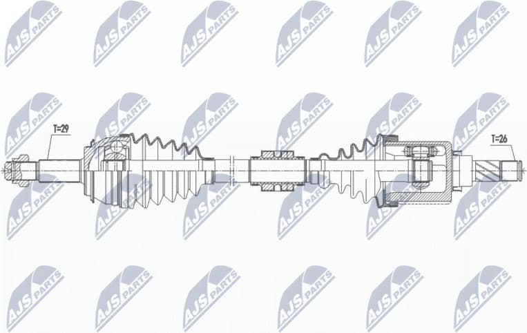 Drive Shaft NPW-NS-072