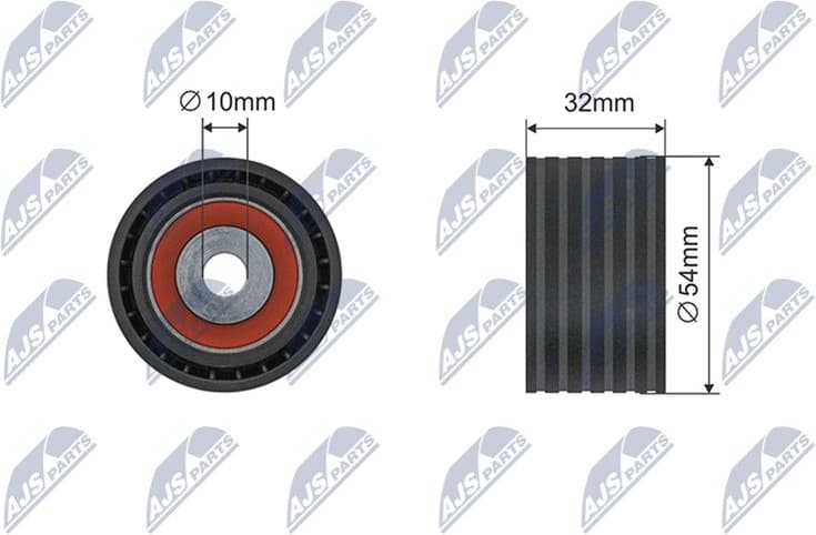 Deflection Pulley/Guide Pulley, timing belt RNK-RE-044