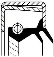 Shaft Seal, differential 49110138