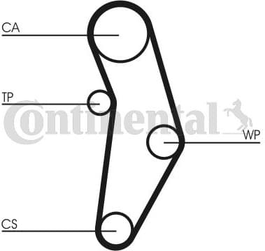 Timing Belt CT1049 - image 2