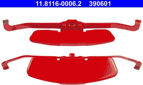 Spring, brake caliper 11.8116-0006.2