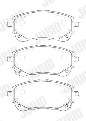 Brake Pad Set, disc brake 574042J - image 2