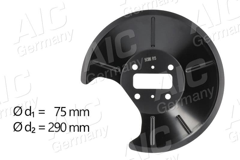 Splash Guard, brake disc Original AIC Quality 56386
