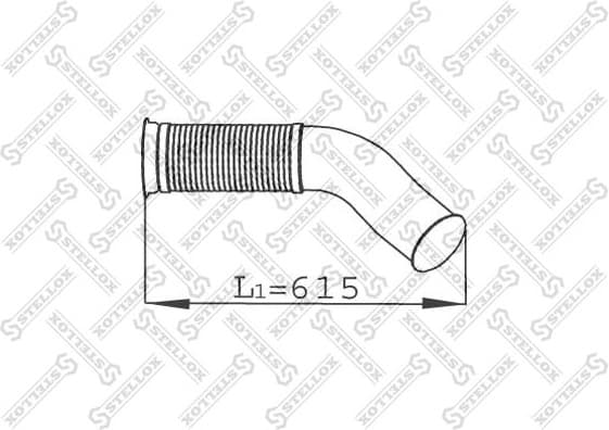 Exhaust Pipe 82-03742-SX