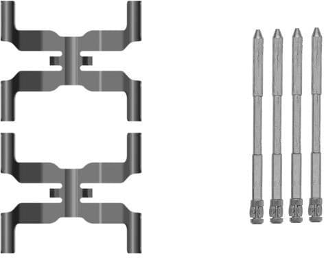 Accessory Kit, disc brake pad 82560900