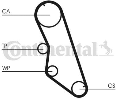 Timing Belt CT754 - image 2