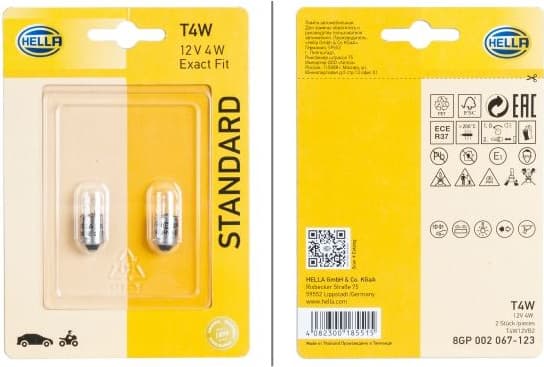 Bulb, direction indicator STANDARD 8GP 002 067-123