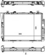 Radiator, engine cooling EASY FIT 55332