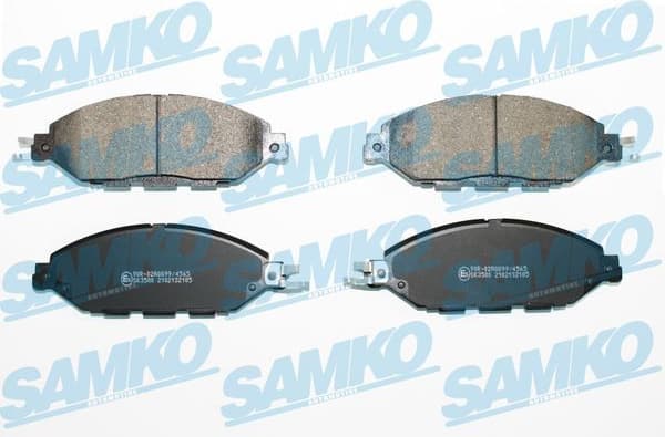 Brake Pad Set, disc brake 5SP2185
