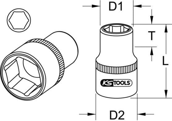Socket Wrench Insert 917.1354