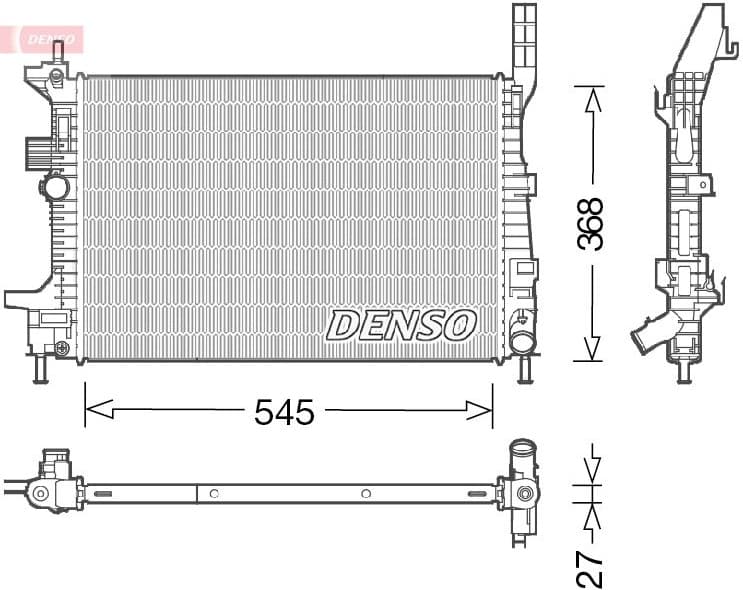 Radiator, engine cooling DRM10029