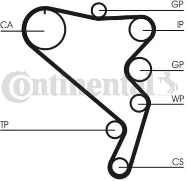 Water Pump & Timing Belt Kit CT1120WP1 - image 2