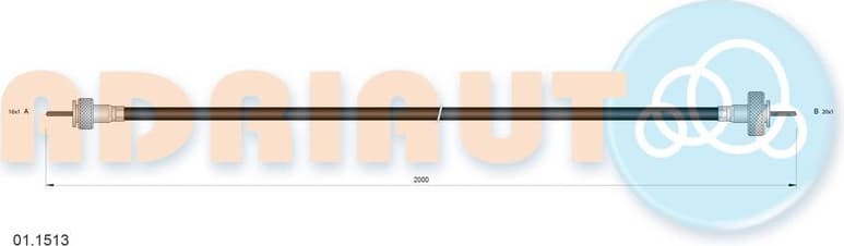 Speedometer Cable 01.1513