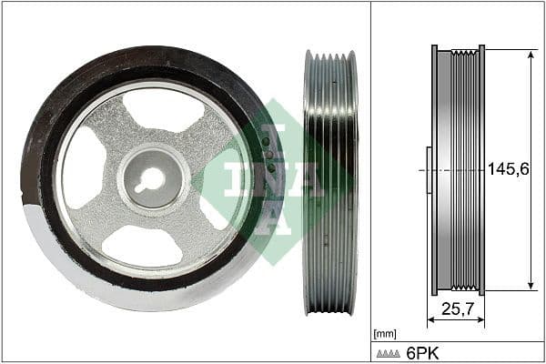 Belt Pulley, crankshaft 544 017 610