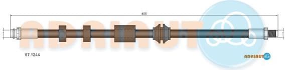 Brake hose rear 57.1244