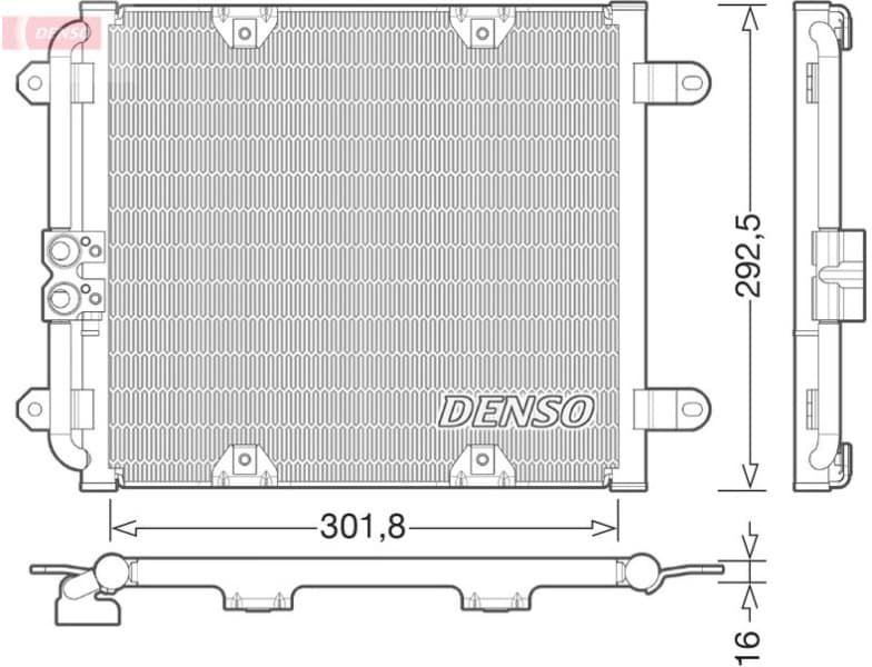 Condenser, air conditioning DCN02028