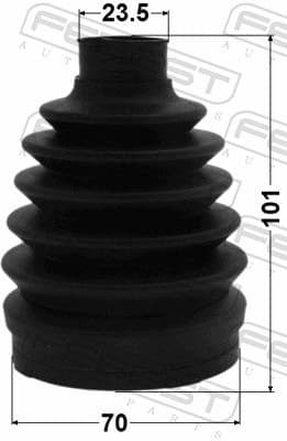 Bellow Kit, drive shaft 0517P-M2 - image 2