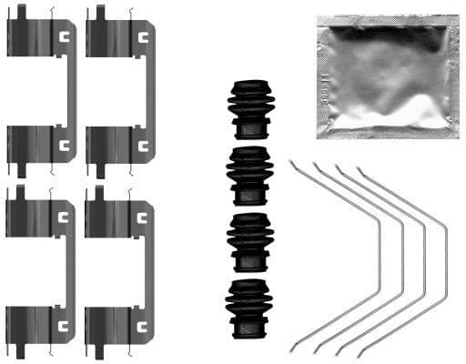 Accessory Kit, disc brake pad 82559500