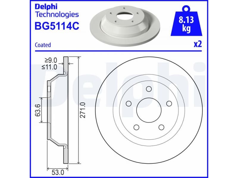 Brake Disc BG5114C