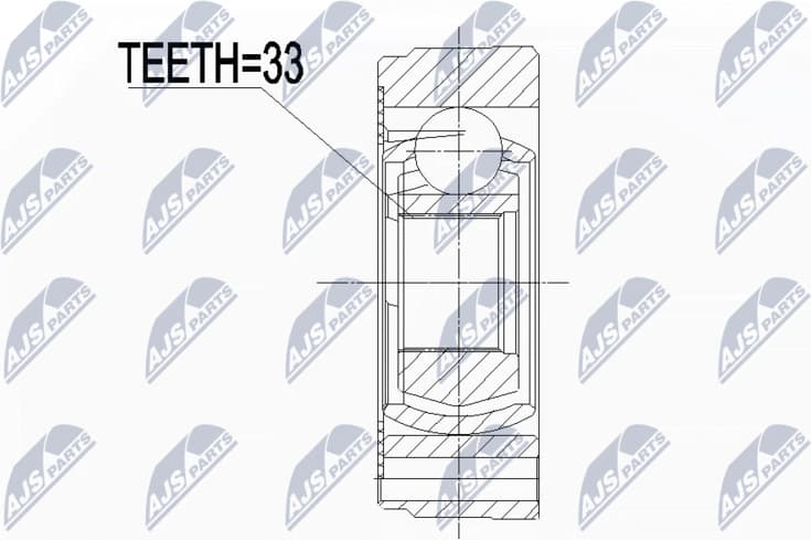 Joint Kit, drive shaft NPW-VW-068