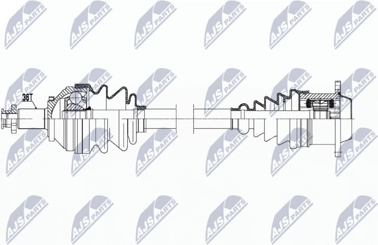 Drive Shaft NPW-VW-147