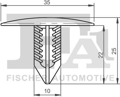 Clip, trim/protection strip 22-10004.10 - image 2