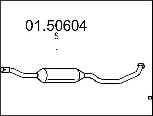 Centre Muffler 01.50604