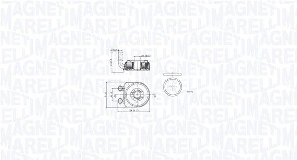 Oil Cooler, engine oil 350300002500