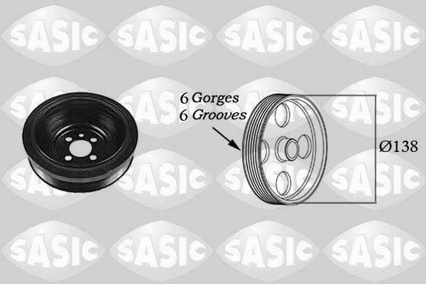 Belt Pulley, crankshaft 2156021