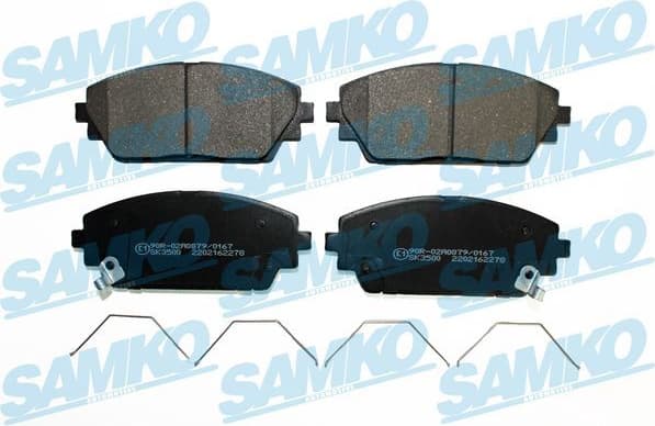 Brake Pad Set, disc brake 5SP2278