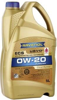 Engine Oil RAVENOL ECS SAE 0W-20 1111102-005-01-999