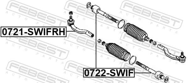 Tie Rod End 0721-SWIFRH - image 2
