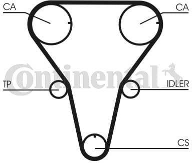 Timing Belt CT1047 - image 2