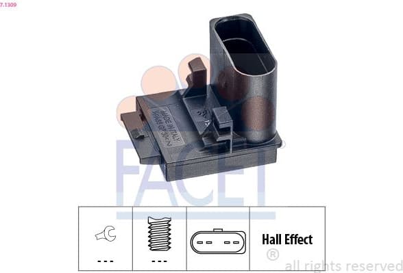 Switch, clutch control (cruise control) Made in Italy - OE Equivalent 7.1309