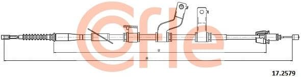 Cable Pull, parking brake 92.17.2579