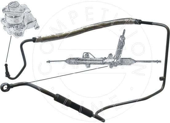 Hydraulic Hose, steering Original AIC Quality 54957
