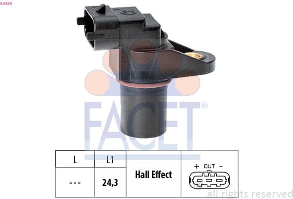 Sensor, camshaft position Made in Italy - OE Equivalent 9.0459