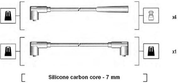 Ignition Cable Kit 941275010837