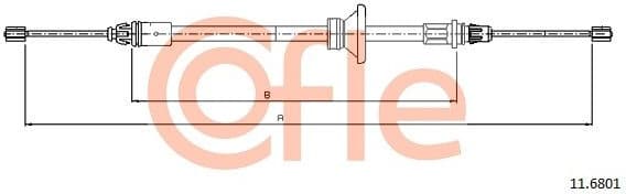 Cable Pull, parking brake 92.11.6801