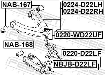 Ball Joint 0220-D22LF - image 2