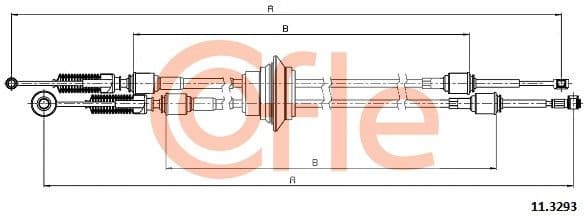 Cable Pull, manual transmission 92.11.3293