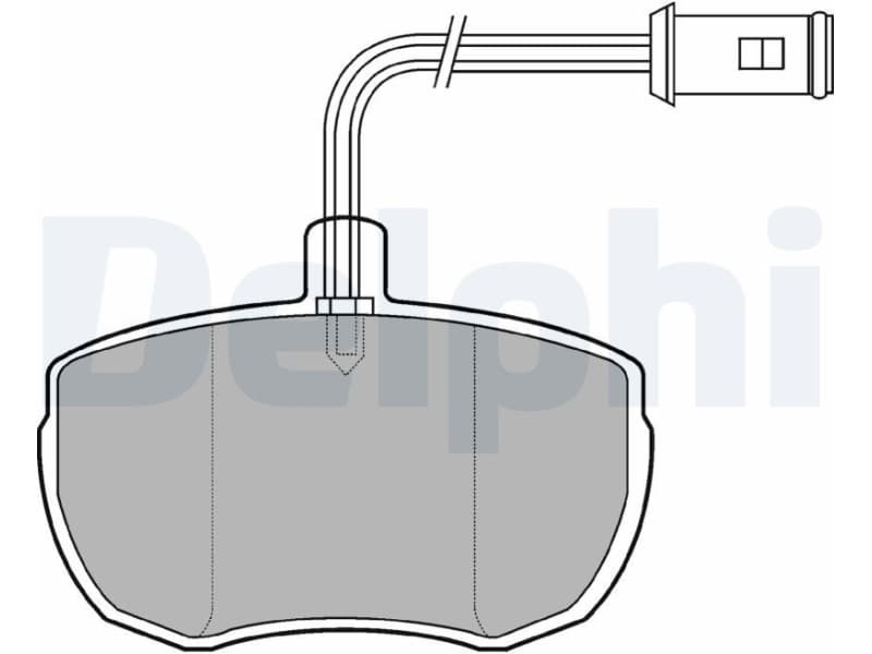Brake Pad Set, disc brake LP651