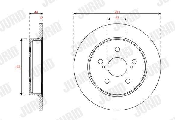 Brake Disc COAT+ 563628JC - image 2