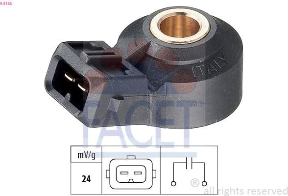 detonacijos jutiklis Made in Italy - OE Equivalent 9.3148