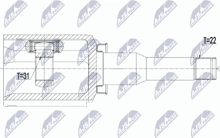 Joint Kit, drive shaft NPW-DW-030