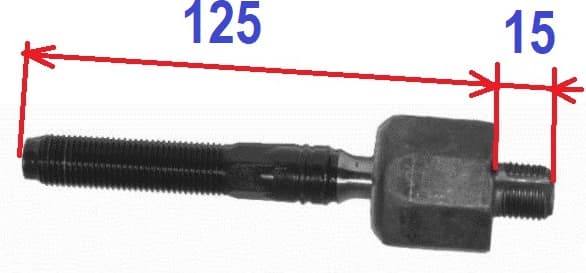 Tie rod inner (rack end) 26818 01